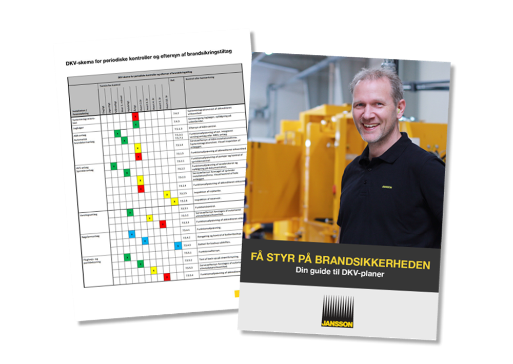 Eksempel på DKV-plan og DKV-skema